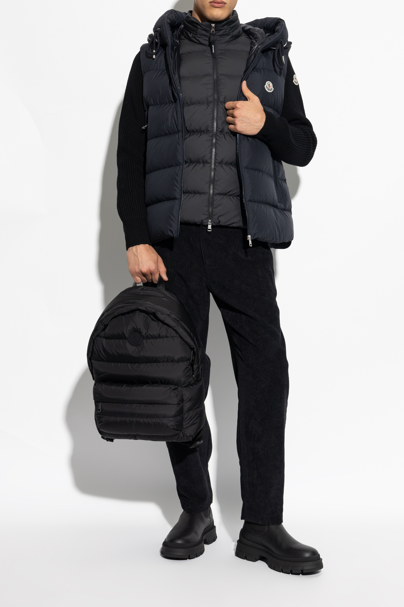 MONCLER ブーツ chelsea-m1906-998 アウトレット】MONCLER モンクレール ブーツ/チェルシーブーツ